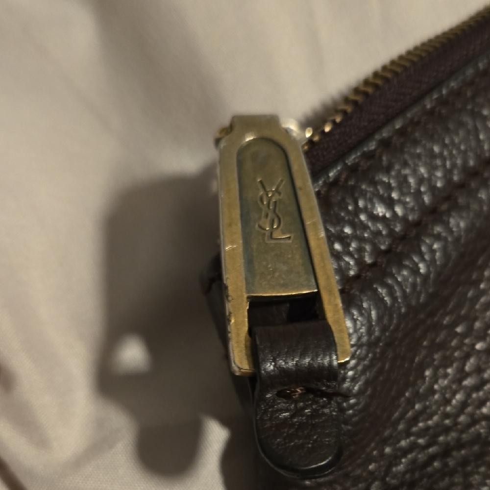 Dark Brown Leather Tote Bag - Picture 2 of 3